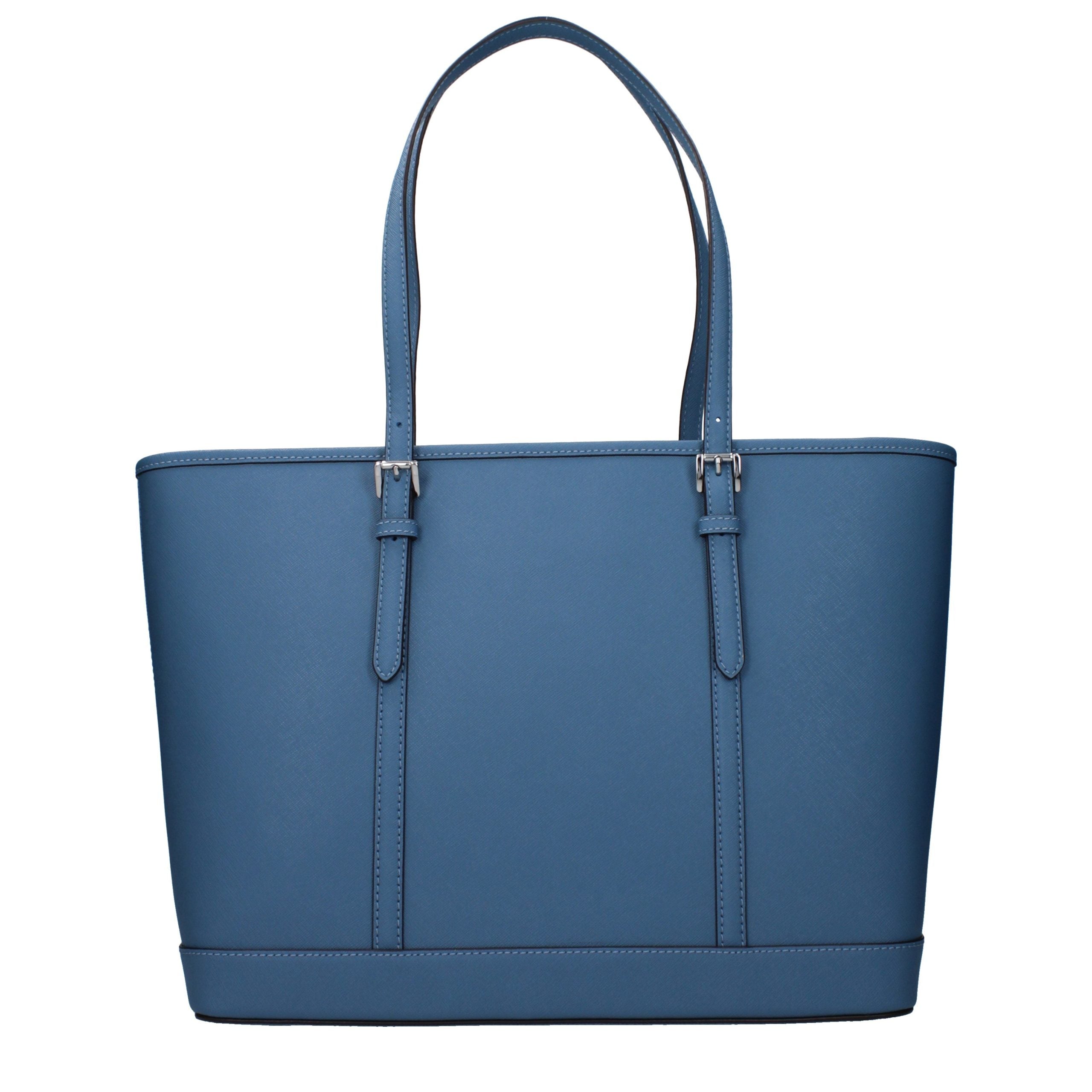 Michael Kors Blå Axelväska i Läder