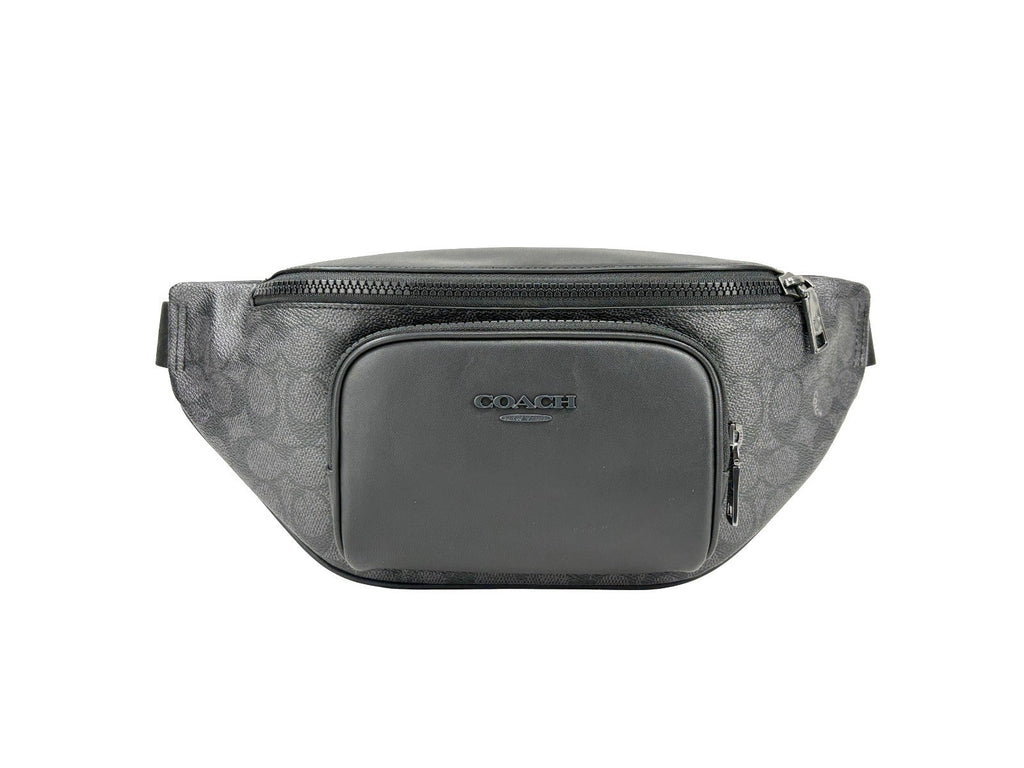 COACH Racer Signature Midjeväska i PVC och Läder