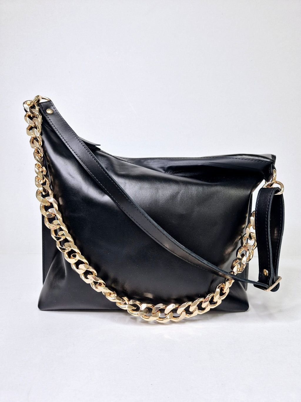 Zelma | Handgjord hobo bag i läder - Large