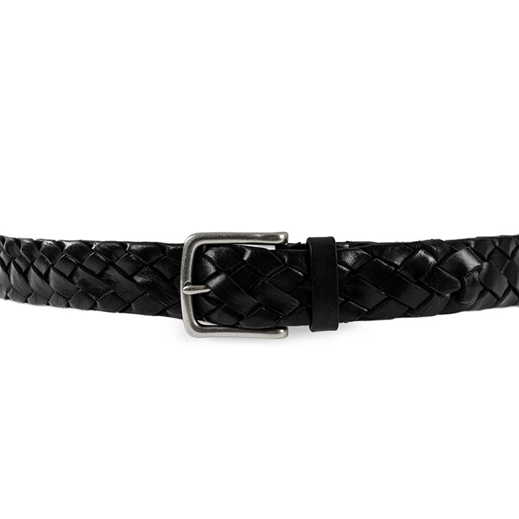 TÅNGABERG Flätat Bälte 40 mm Svart