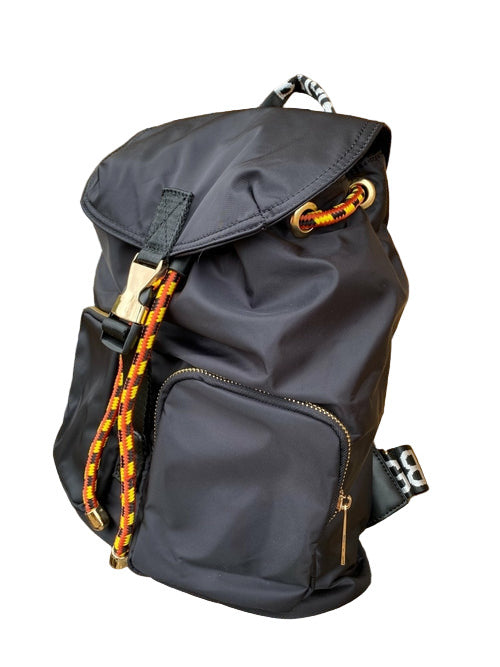 Blå ryggsäck med bälte