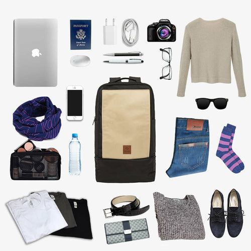 CITYC 2‑i‑1 Rese-Ryggsäck