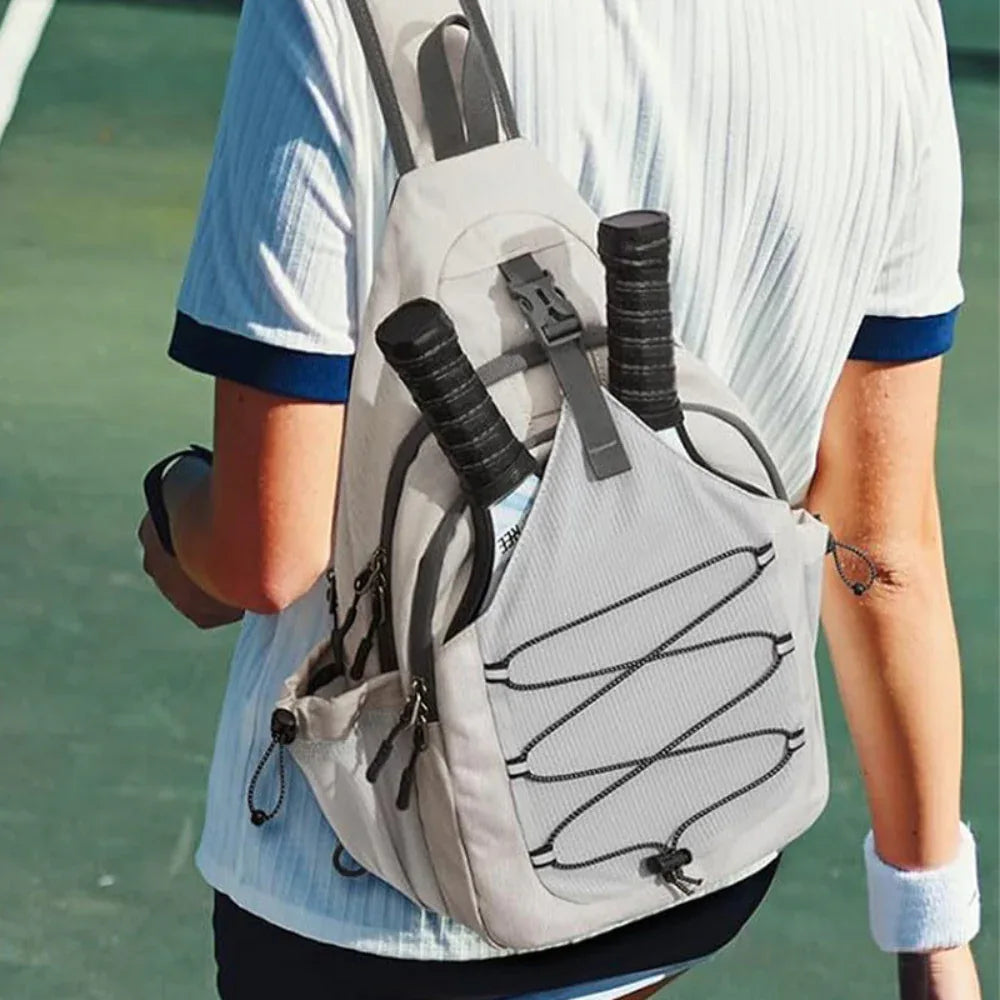 Oxford‑tyg bröstväska - Kapacitet för Padel/tennisracket