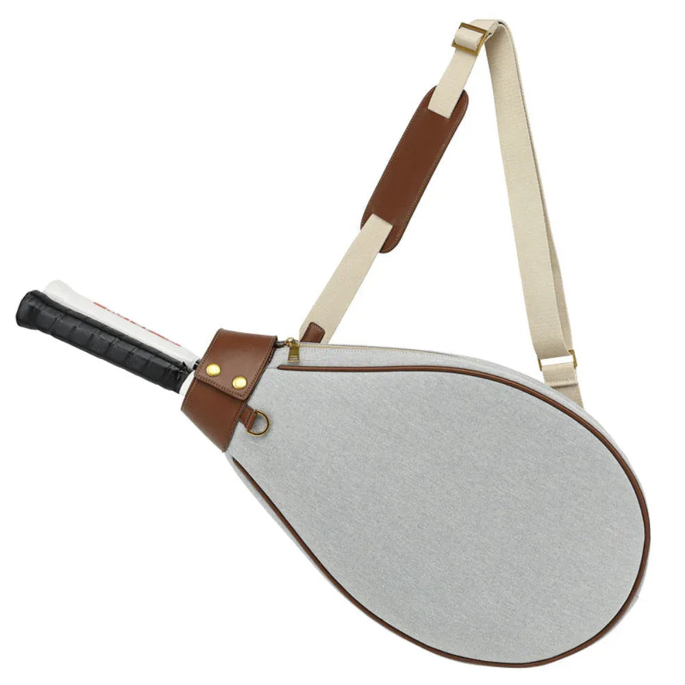 Rymlig crossbody‑racketväska för badminton och tennis