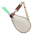 Rymlig crossbody‑racketväska för badminton och tennis
