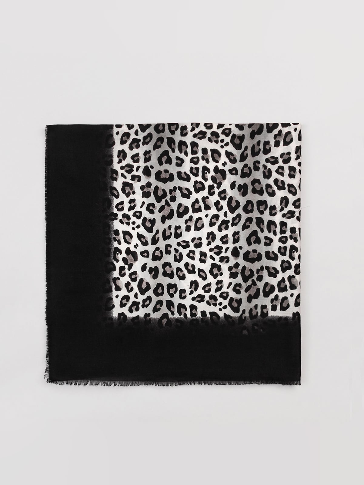 Scarf Svart Melerad