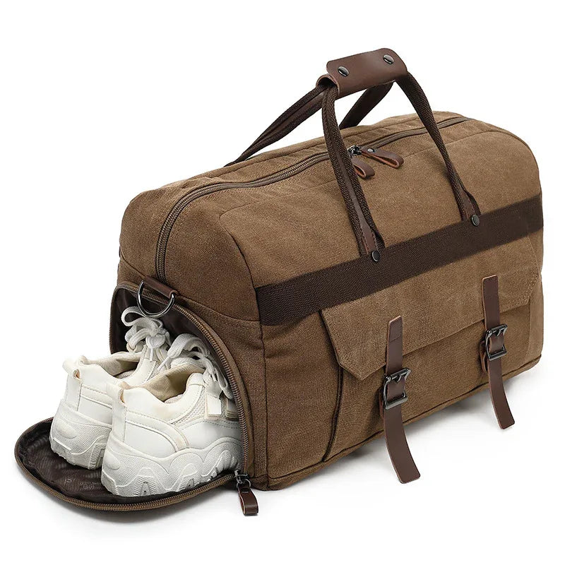 Stor crossbody‑reseväska