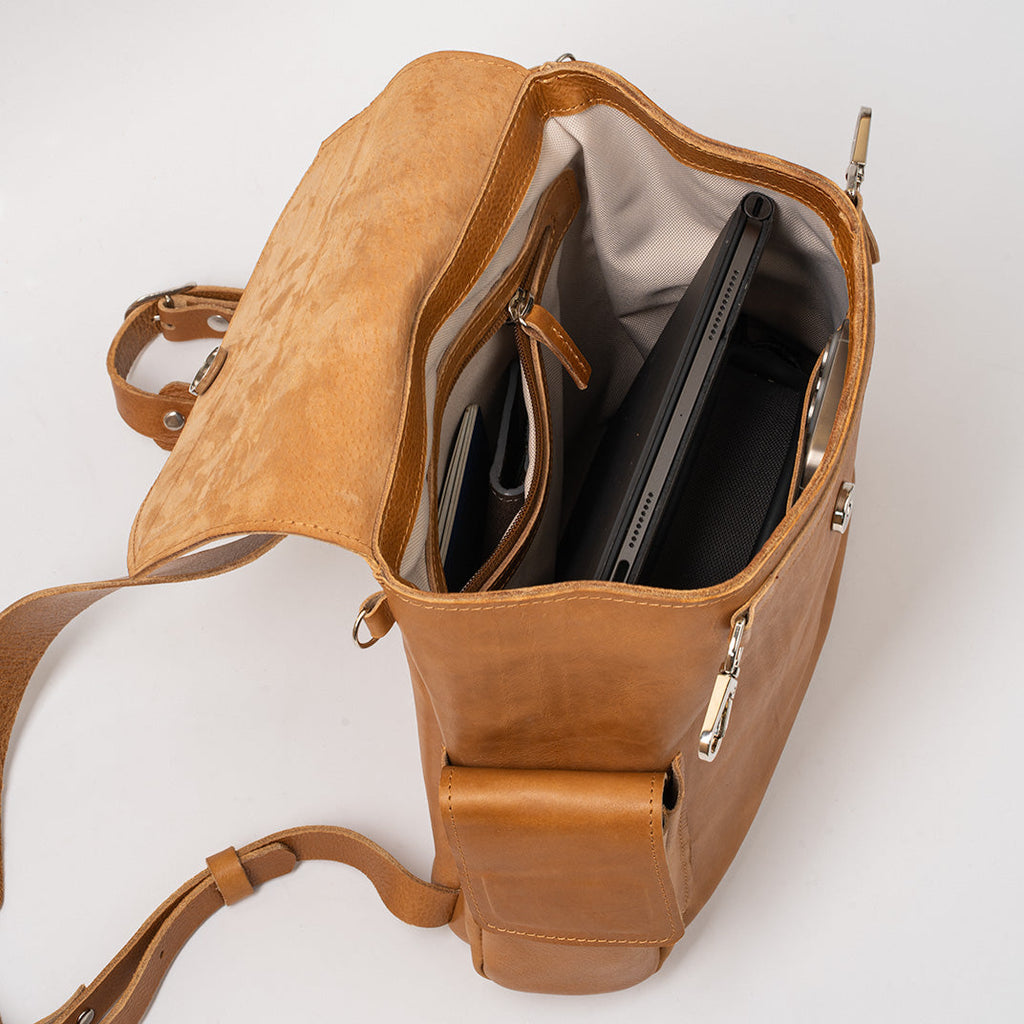 Chatelet Rucksack | Waldgrünes Leder