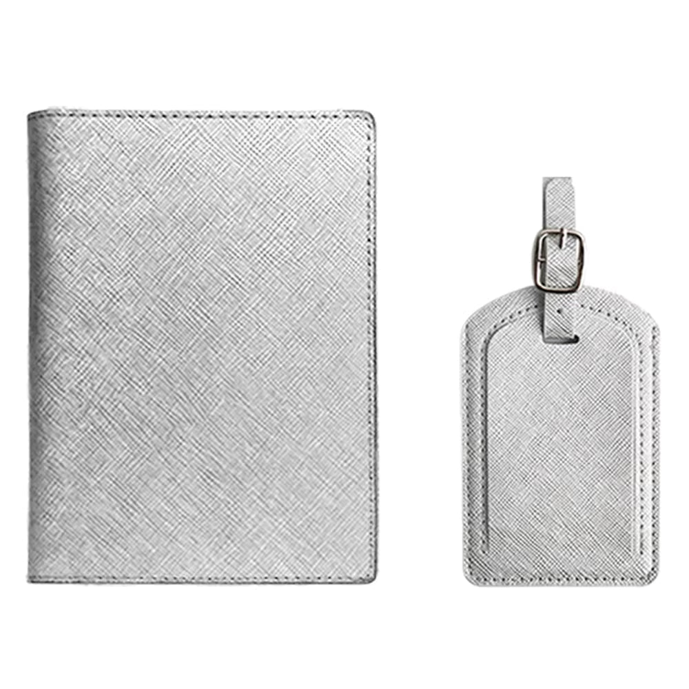 Passfodral & Bagagetagg – Lyxigt resekit i PU‑läder (RFID‑skydd)