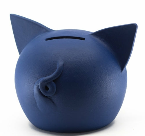 Handgjord keramisk spargris med griffeltavla – The Chalk Collection