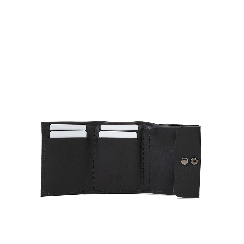 Leather Wallet for AirTag - Mini Trifold-5