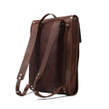 The Minimalist | Mahogany leather backpack