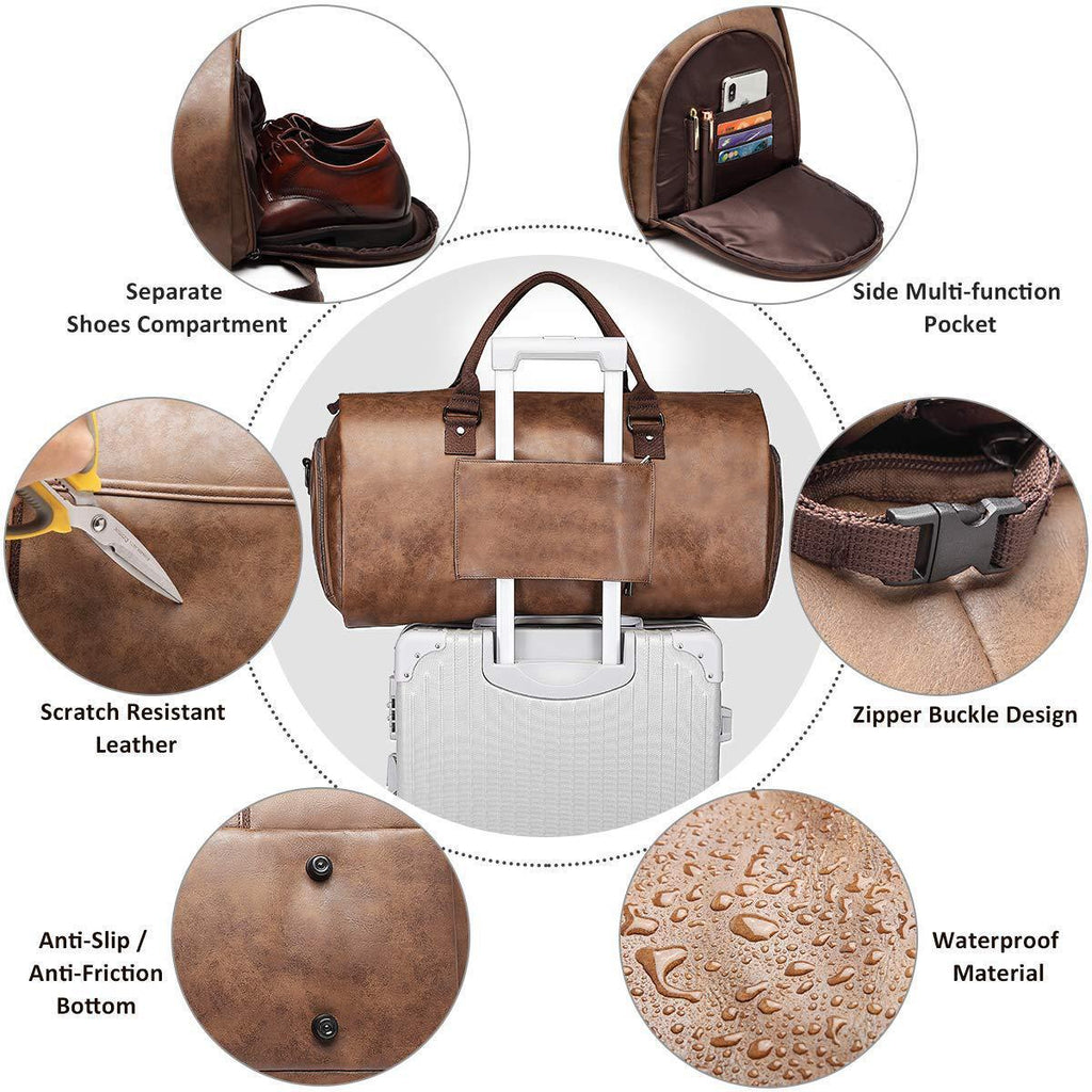 Weekend och rese‑duffel med separat skofack