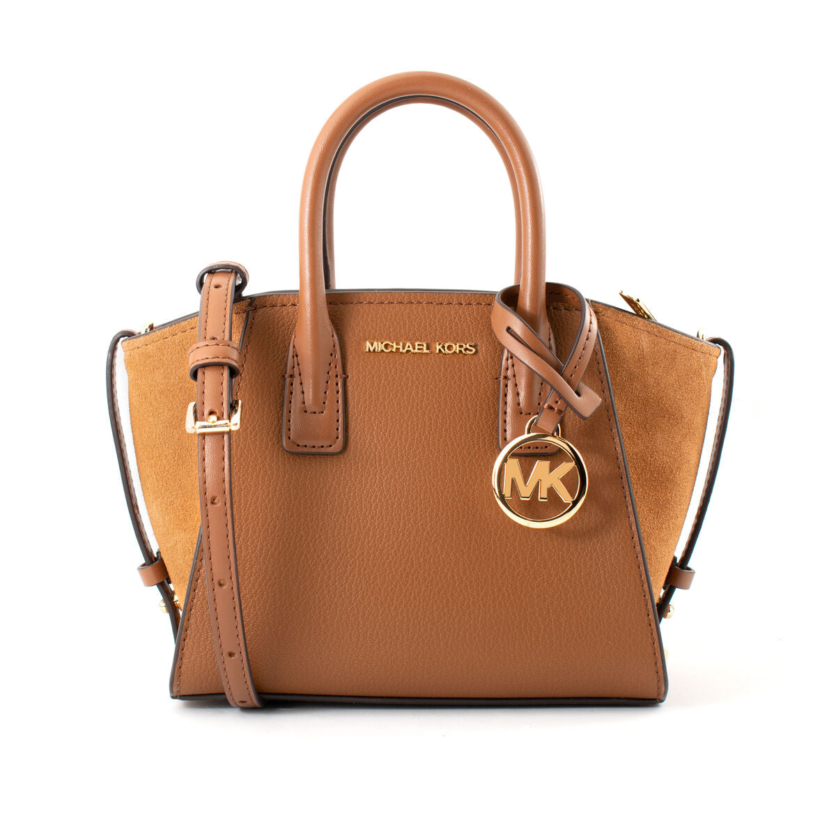 Michael Kors Handväska Avril Konstläder Praktiska Brun