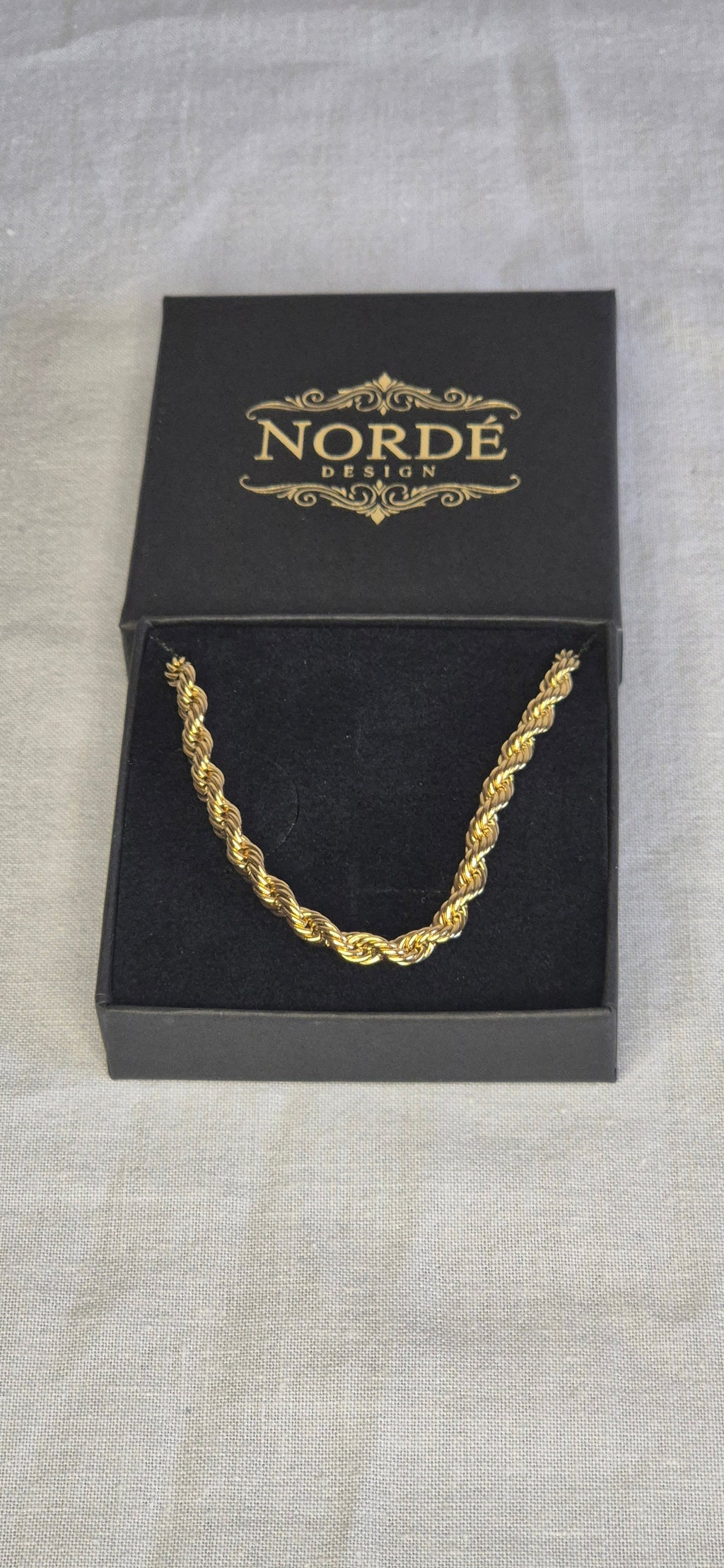 Borealis Rope Herr Halsband Guld