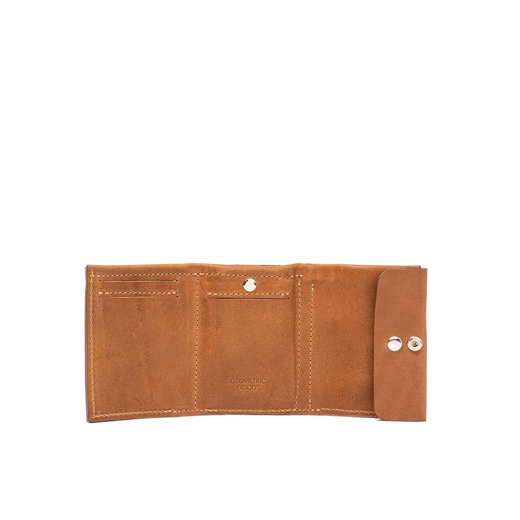 Leather Wallet for AirTag - Mini Trifold-6